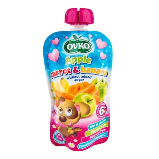 OVKO príkrm jablko, mrkva, banán