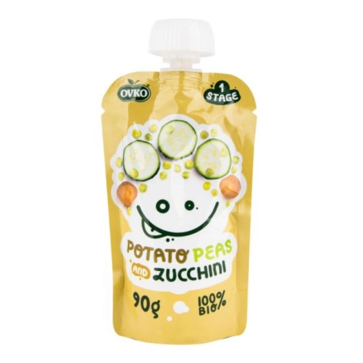 OVKO príkrm zemiak, hrášok, cuketa  BIO