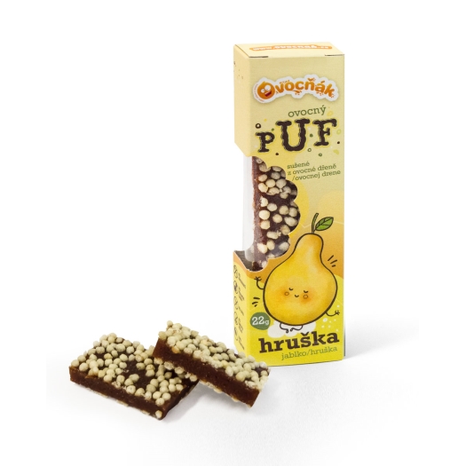 OVOCŇÁK plátky PUF jablko-hruška