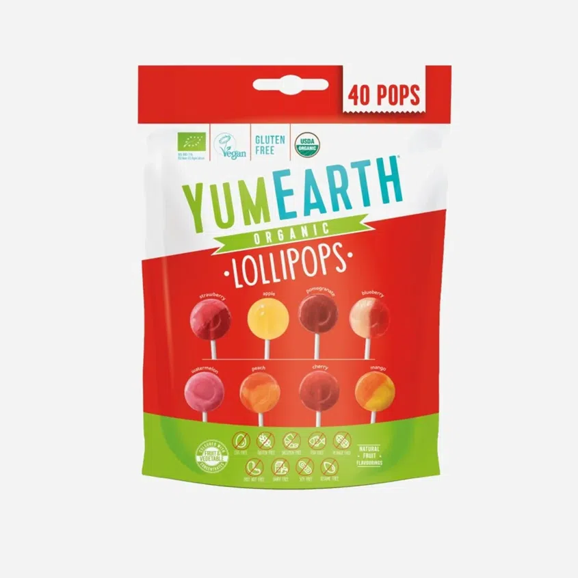 Ovocné lízanky - Mix 8 príchutí BIO  (40 ks)