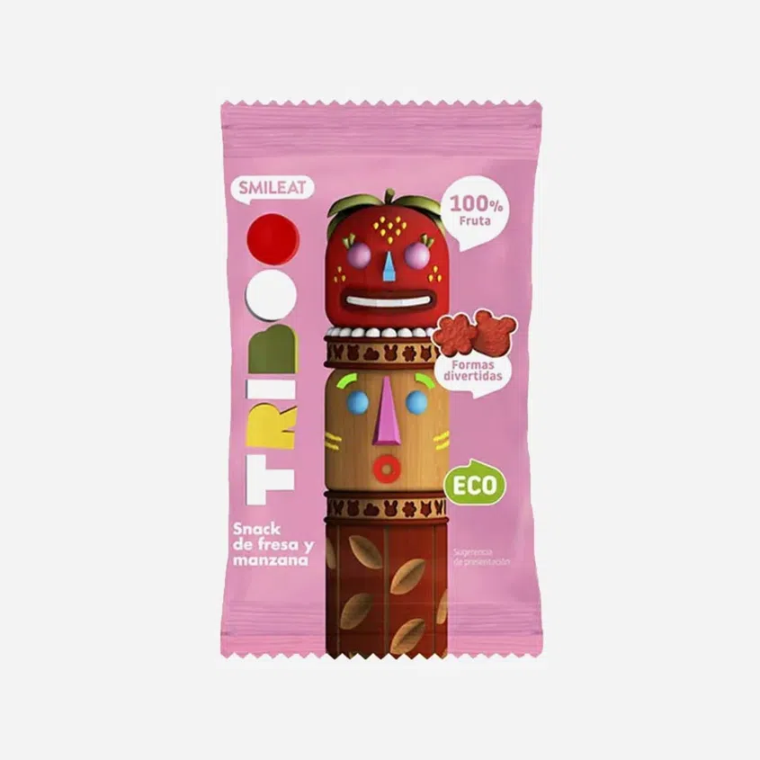 Ovocné mäkké cukríky jablko a jahody 100% BIO