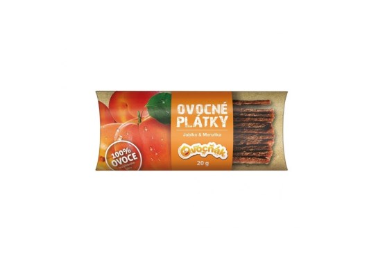 Ovocné plátky jablko a marhuľa
