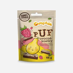 Ovocné Puf kocky mix 2chutí
