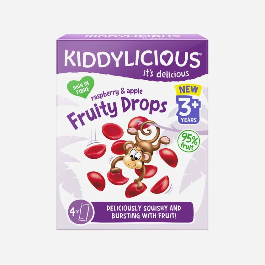 Ovocné želé cukríky jablko a malina 3+ 4x16 g