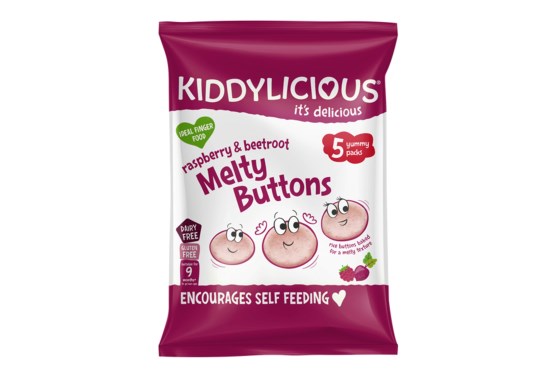 Ovocno-zeleninové gombíky malina s repou (5x6g) multipack