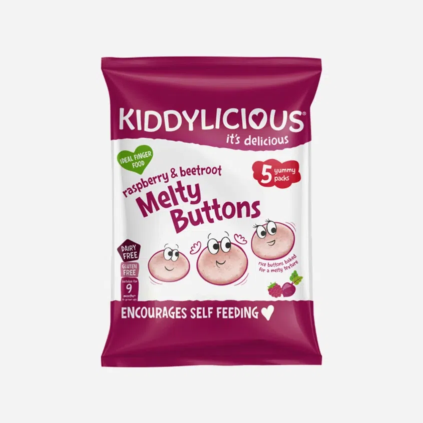 Ovocno-zeleninové gombíky malina s repou (5x6g) multipack