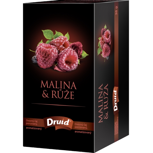 Ovocný čaj malina a ruže
