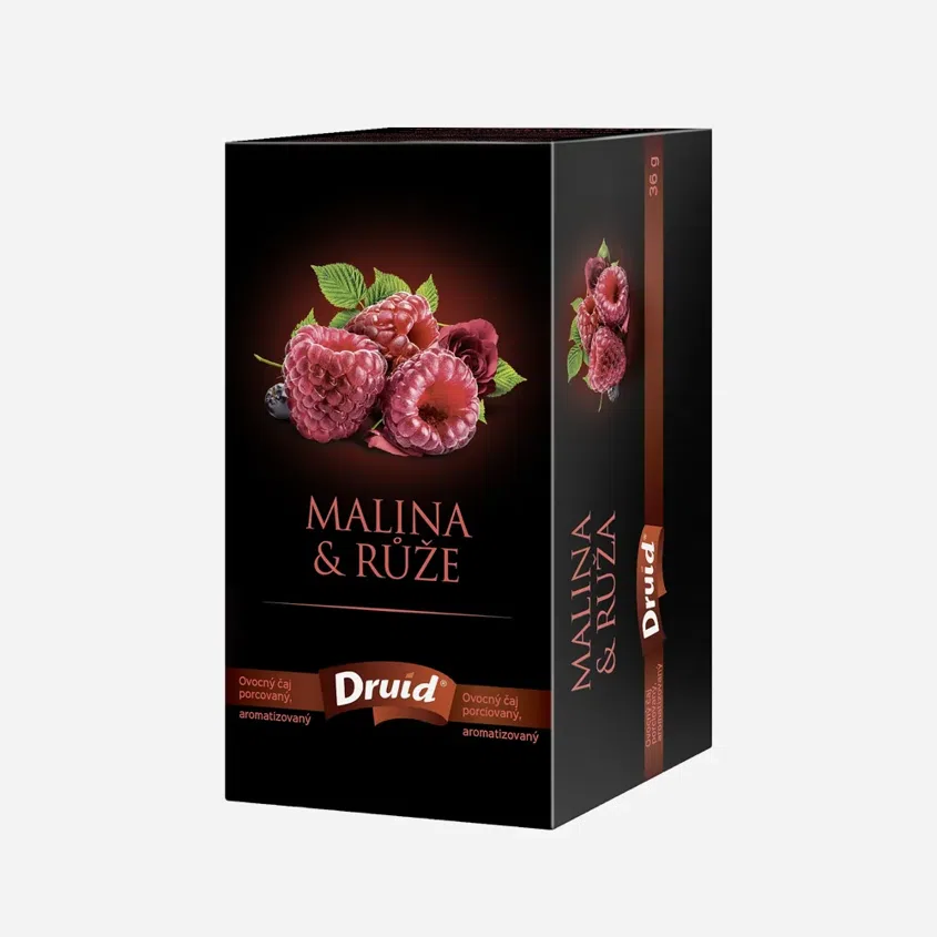Ovocný čaj malina a ruže