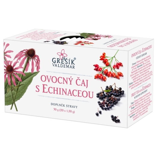 Ovocný čaj s echinaceou 20 sáčkov