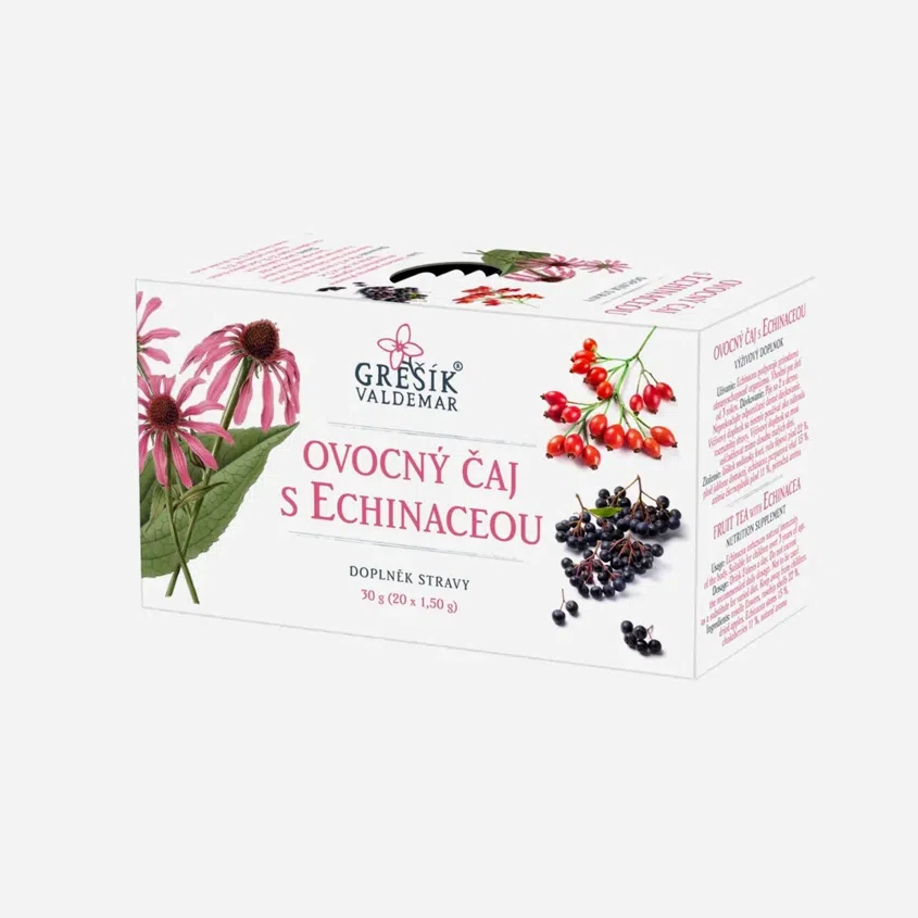 Ovocný čaj s echinaceou 20 sáčkov