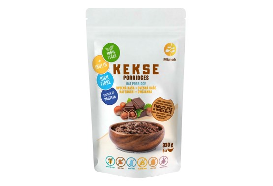 Ovsená kaša čokoláda a lieskový oriešok bezlepková