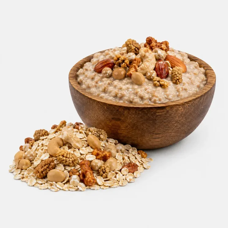 Ovsená kaša karamel a biela moruša