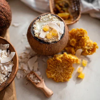 Ovsená kaša kokos a ananás