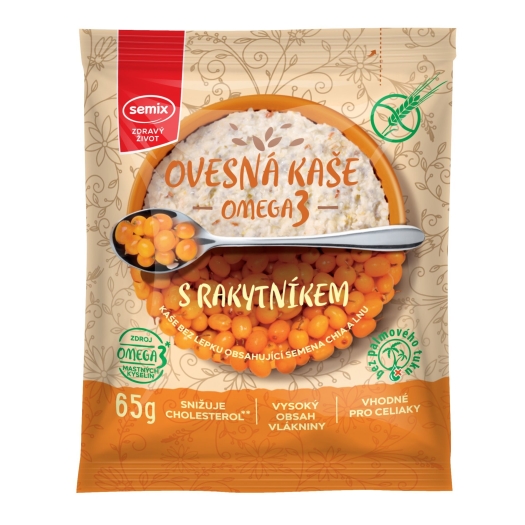 Ovsená kaša Omega3 s rakytníkom bez lepku