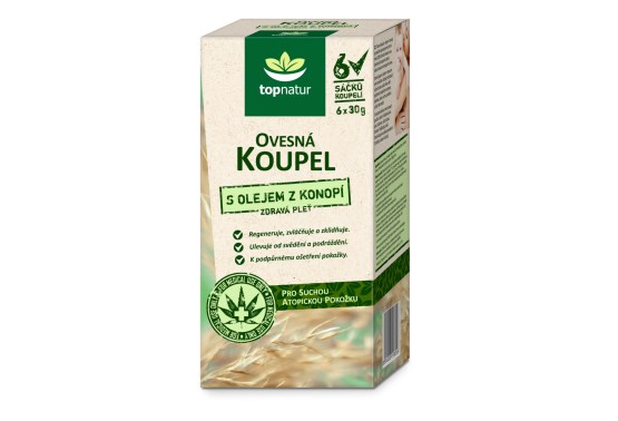 Ovsená kúpeľ s konopným olejom 6 x 30 g