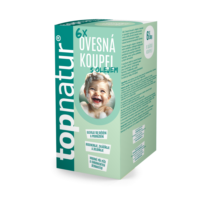 Ovsená kúpeľ s konopným olejom 6 x 30 g