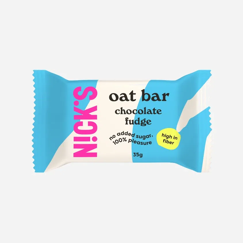 Ovsená tyčinka čokoládový fondán