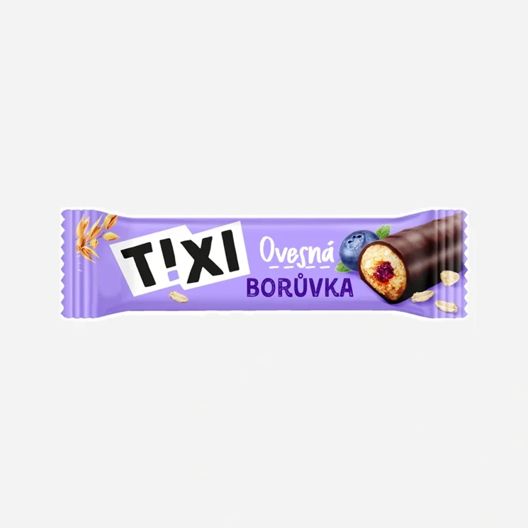 Ovsená tyčinka s čučoriedkovou náplňou