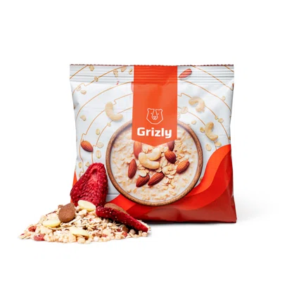 Ovsené kaše biela čokoláda a jahoda