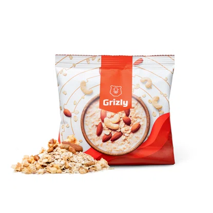 Ovsené kaše jablko a mandle so škoricou