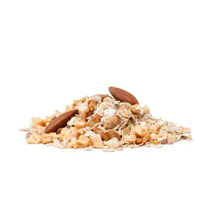 Ovsené kaše jablko a mandle so škoricou