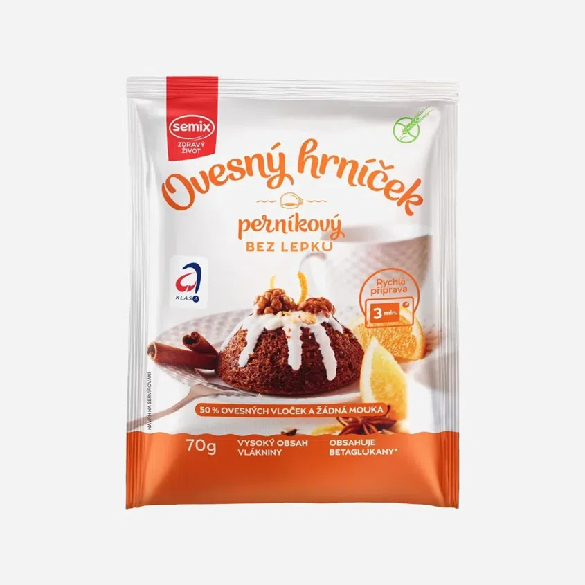 Ovsený hrnček perníkový bez lepku