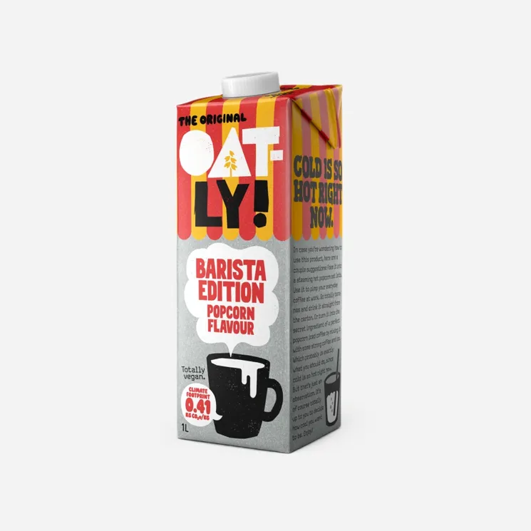 Ovsený nápoj Barista popcornový