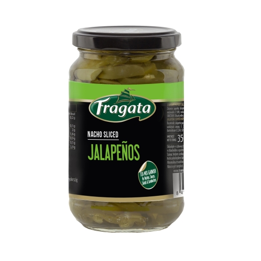 Pálivé papričky Jalapeno krájané