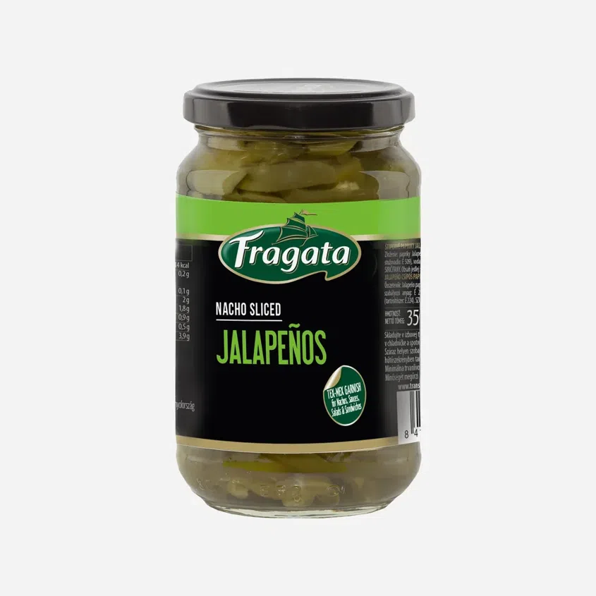 Pálivé papričky Jalapeno krájané