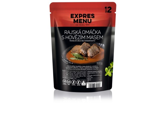 Paradajková omáčka s hovädzím mäsom