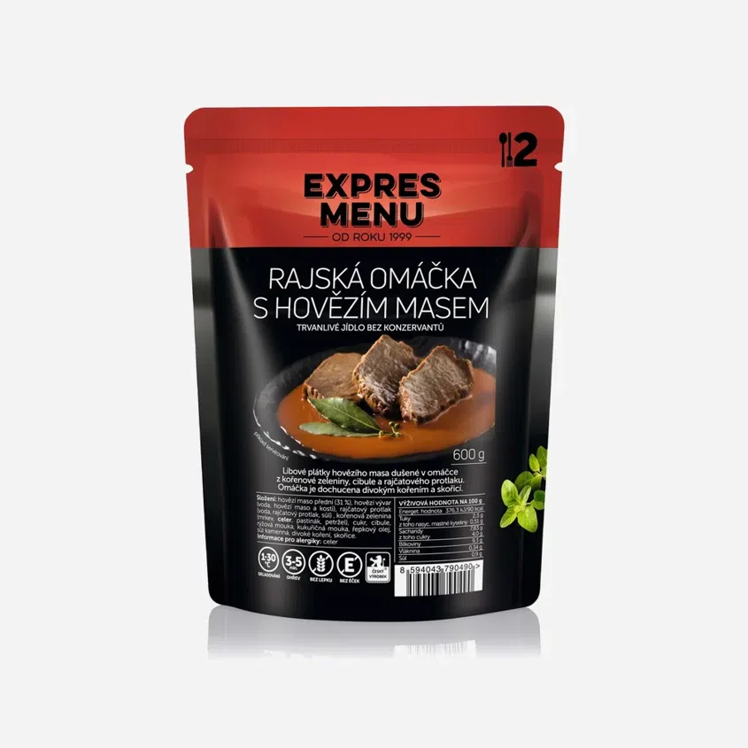 Paradajková omáčka s hovädzím mäsom