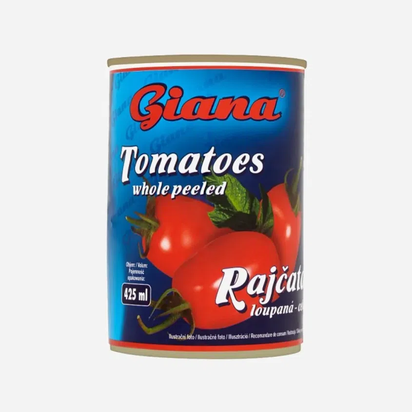 Paradajky lúpaná celá