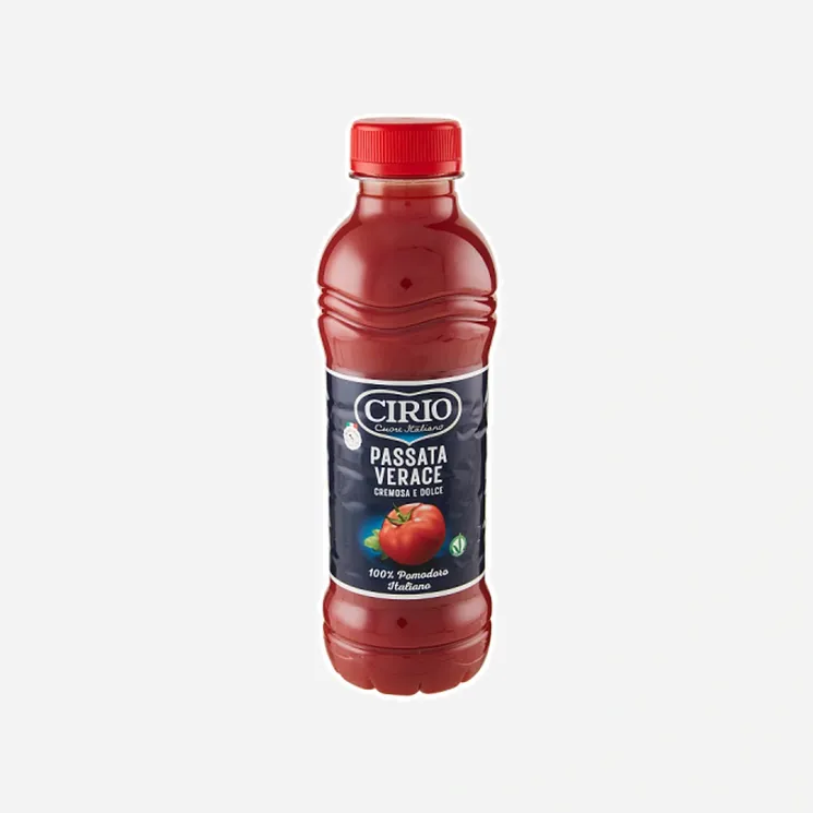 Paradajky lúpané drvené