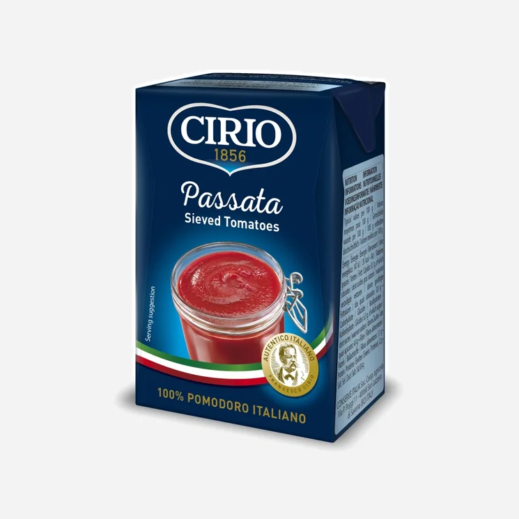 Paradajky lúpané drvené