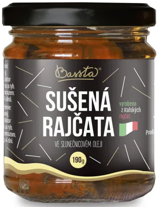 Paradajky sušené na slnku v slnečnicovom oleji