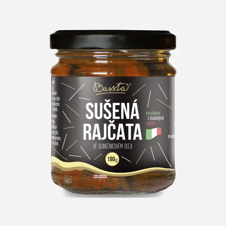 Paradajky sušené na slnku v slnečnicovom oleji