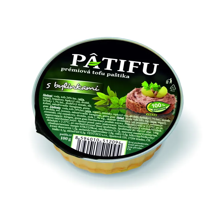 Paštéta PATIFU s bylinkami