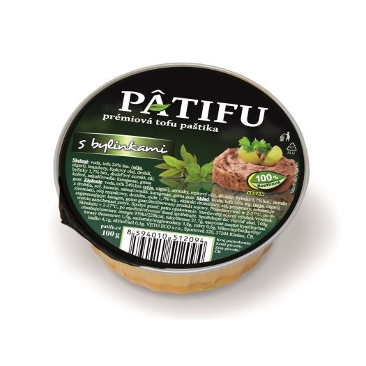 Paštéta PATIFU ​​s bylinkami