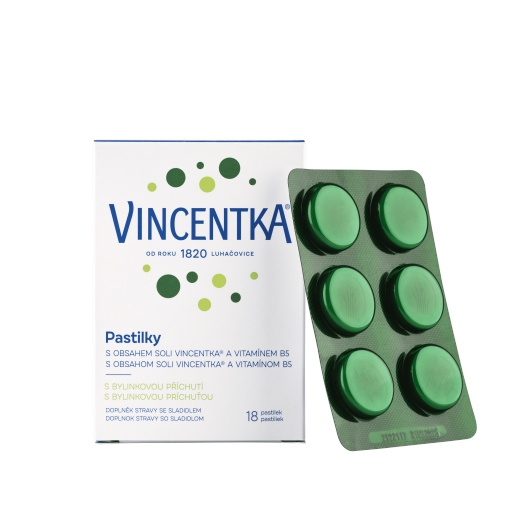 pastilky bylinné 18 tabliet