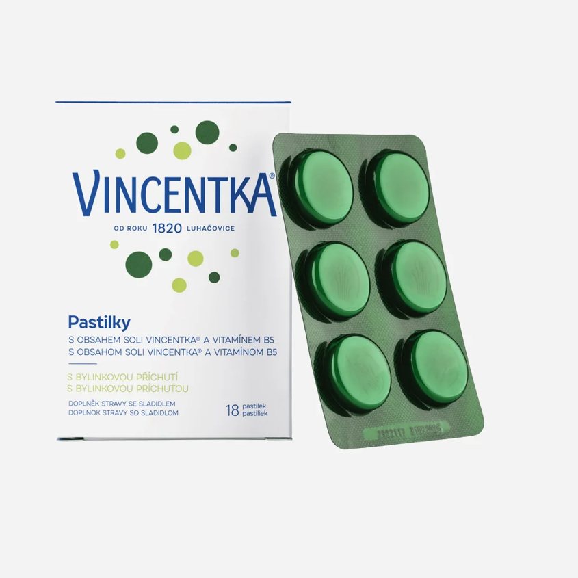 pastilky bylinné 18 tabliet