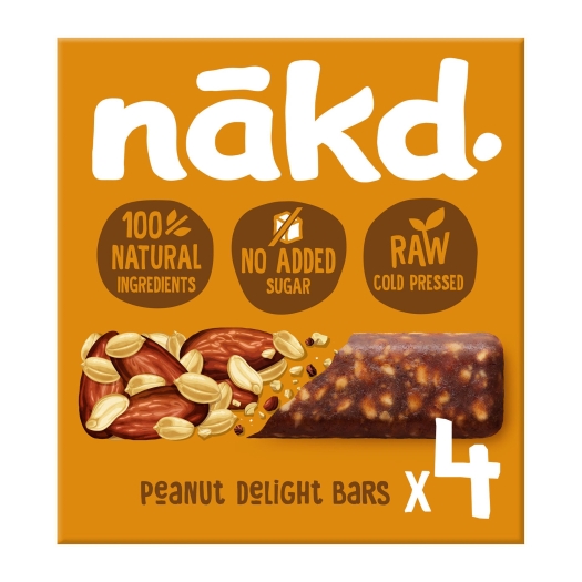 Peanut Delight - RAW tyčinky s ovocím a arašidmi 35g x 4