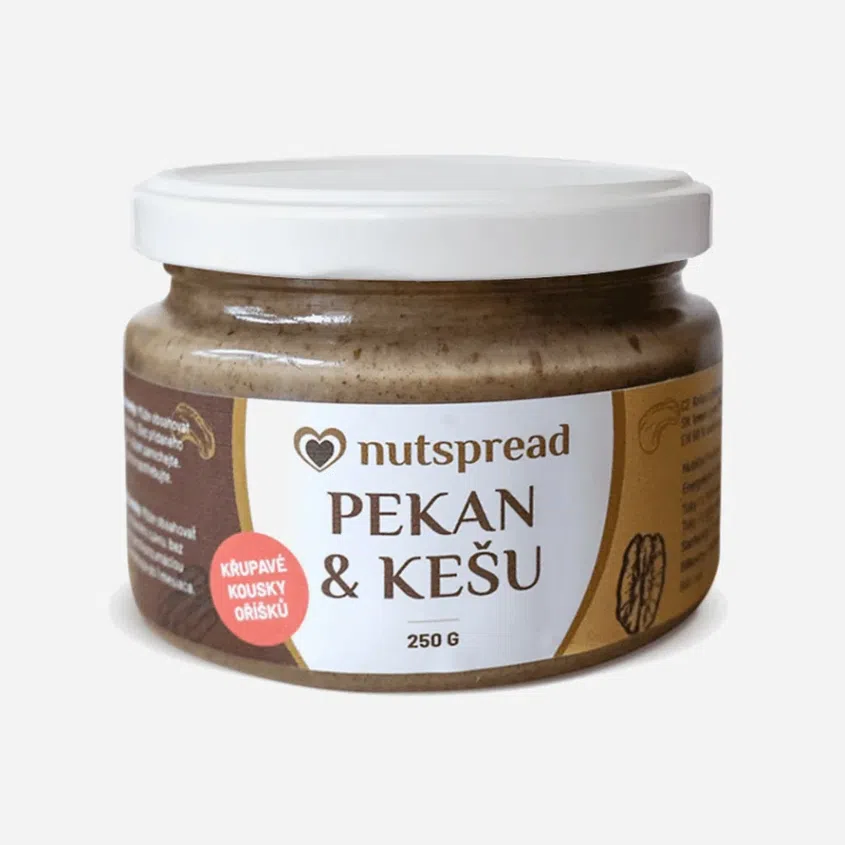 Pekanové maslo s kešu