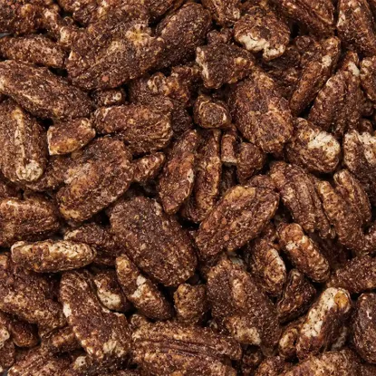 Pekanové orechy pražené chilli a javorový sirup