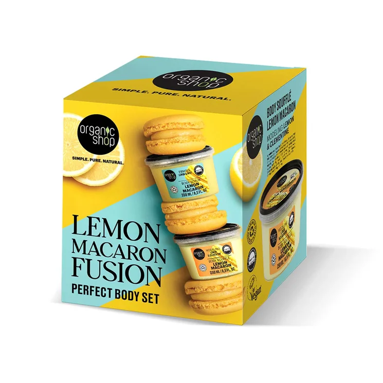 Perfektný telový set Citrónová makronka