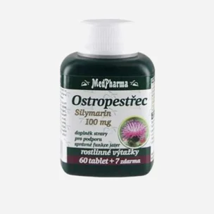 Pestrec, silymarín 200 mg