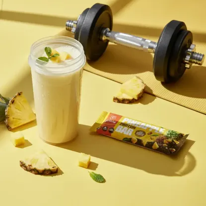 Pineapple protein bar
