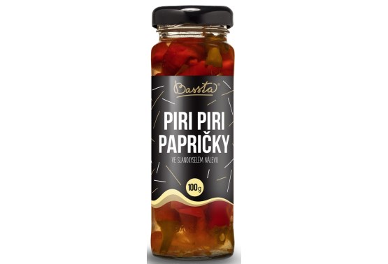 Piri Piri papričky v slanokyslom náleve sklo