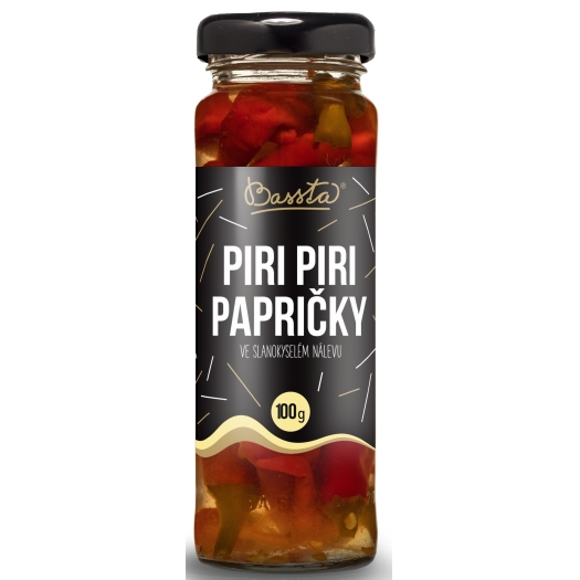 Piri Piri papričky v slanokyslom náleve sklo