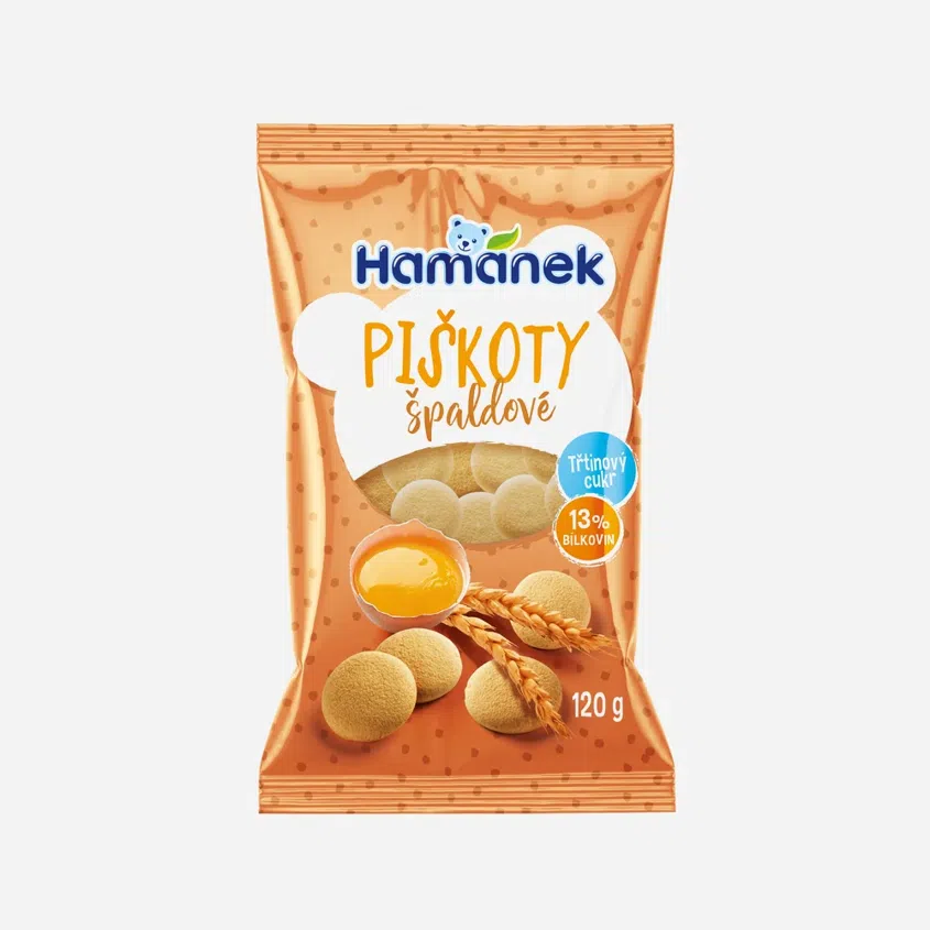 Piškóty celozrnné špaldové