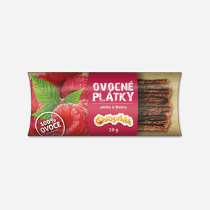 Plátky jablko - malina